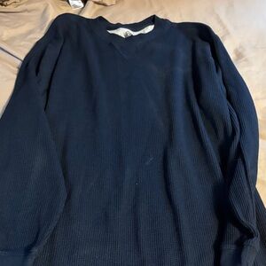 Alpine Men's Deep Blue V-Neck Shirt